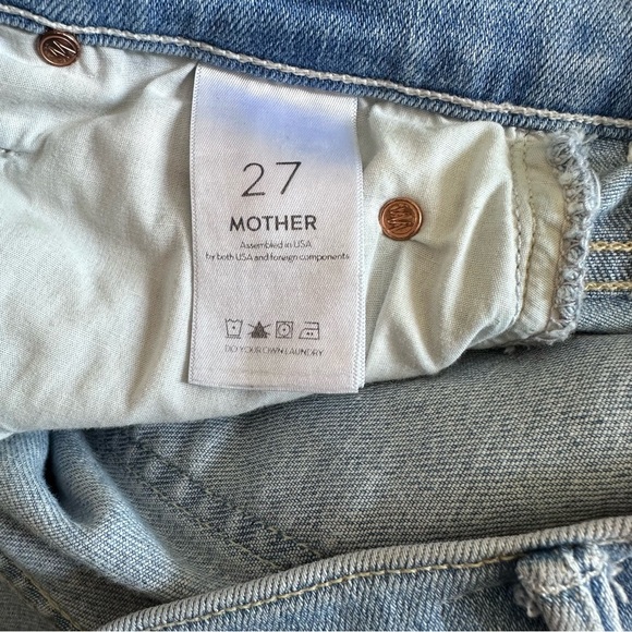 Mother The Stunner Ankle Fray Crafty Side Denim Blue Jeans Women’s 27 - Picture 10 of 10